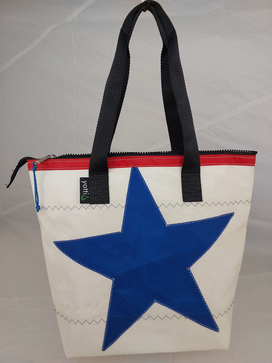 Blue Star Zip Tote 775