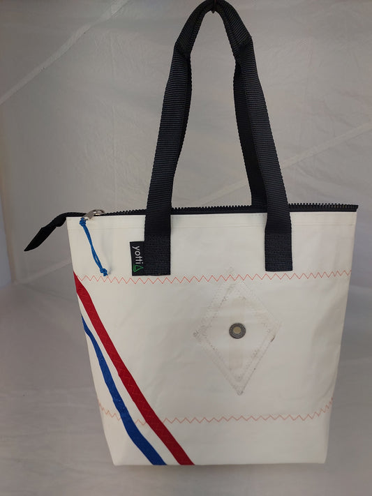 Reef/Stripe Zip Tote 817