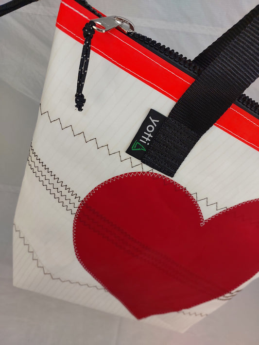 Heart Zip Tote 864